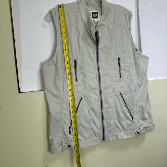 Tilley Utility Pocket Safari Lightweight Outdoor Hiking Travel Vest Nylon Tan L - Picture 15 of 15